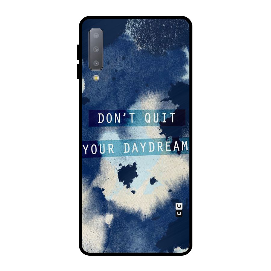 Dont Quit Metal Back Case for Galaxy A7 (2018)