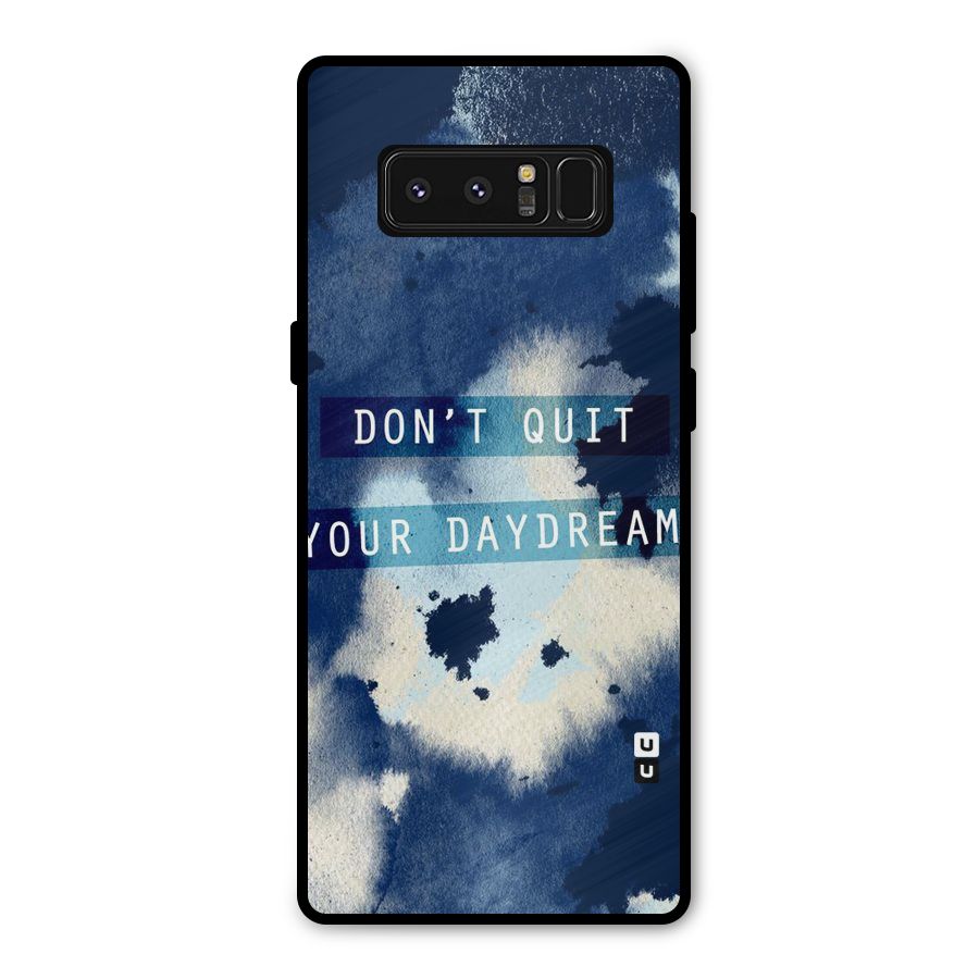 Dont Quit Metal Back Case for Galaxy Note 8