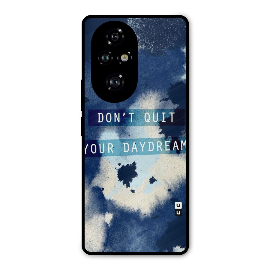 Dont Quit Metal Back Case for Honor 200 Pro