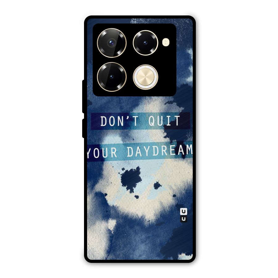 Dont Quit Metal Back Case for Infinix Note 40 Pro Plus