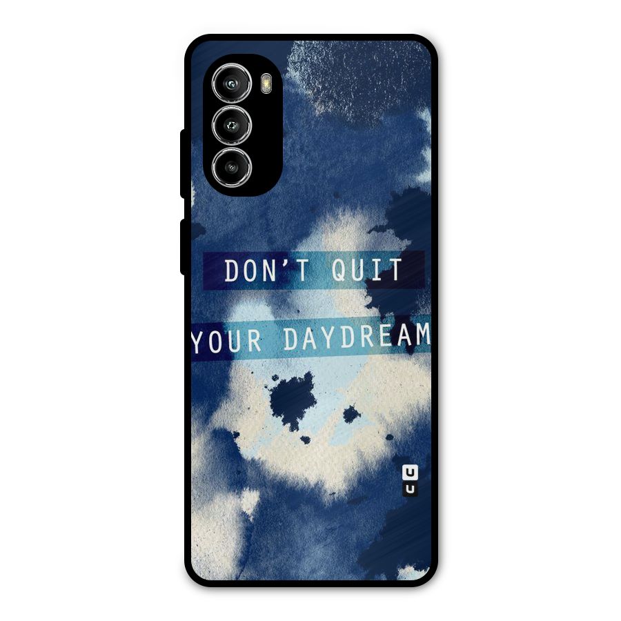 Dont Quit Metal Back Case for Moto G52