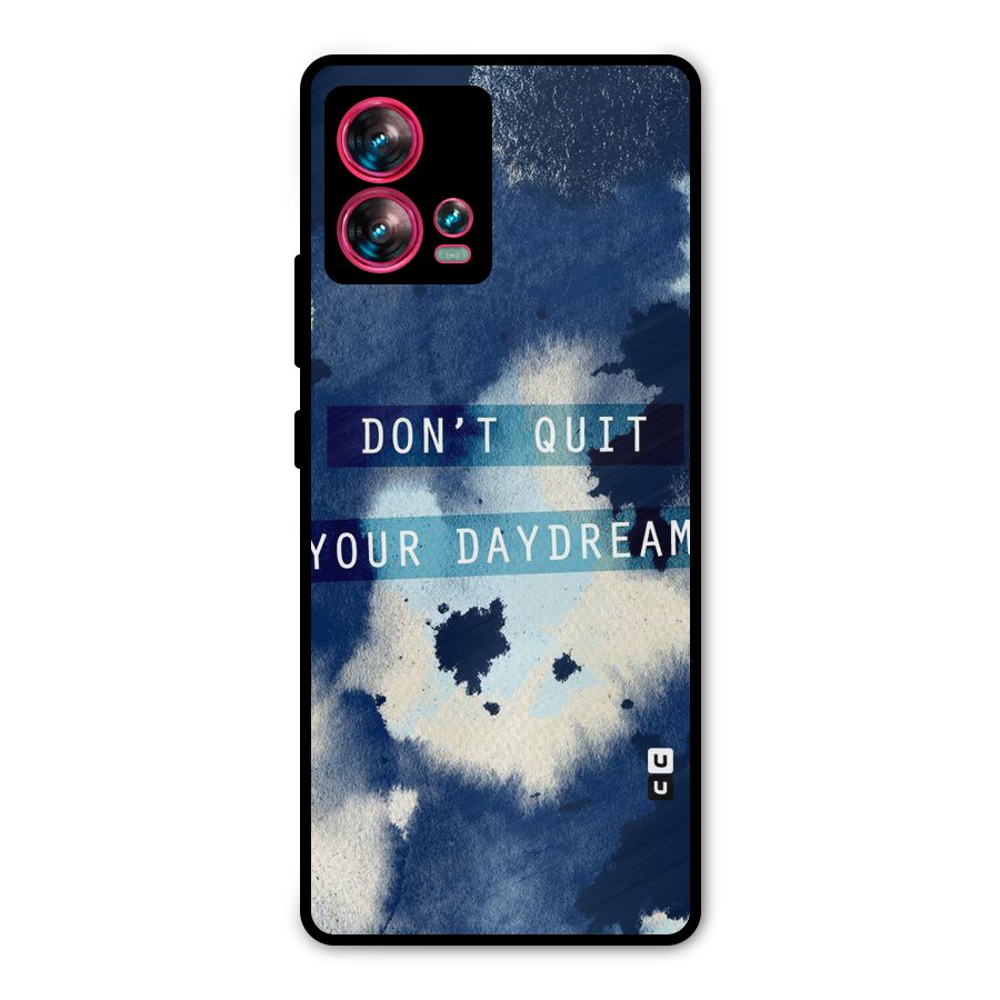 Dont Quit Metal Back Case for Motorola Edge 30 Fusion