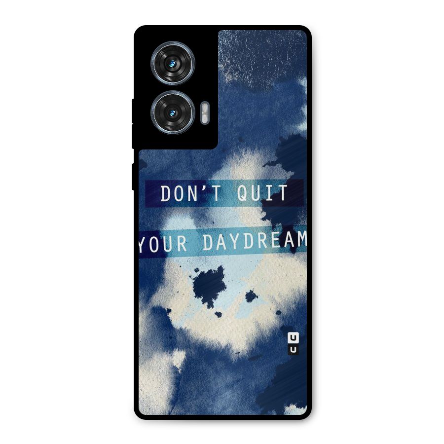 Dont Quit Metal Back Case for Motorola Edge 50 Fusion