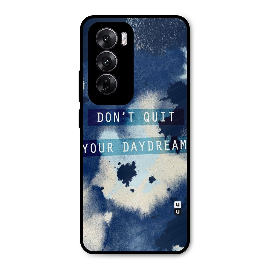 Dont Quit Metal Back Case for Oppo Reno12