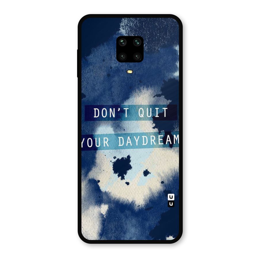 Dont Quit Metal Back Case for Poco M2 Pro