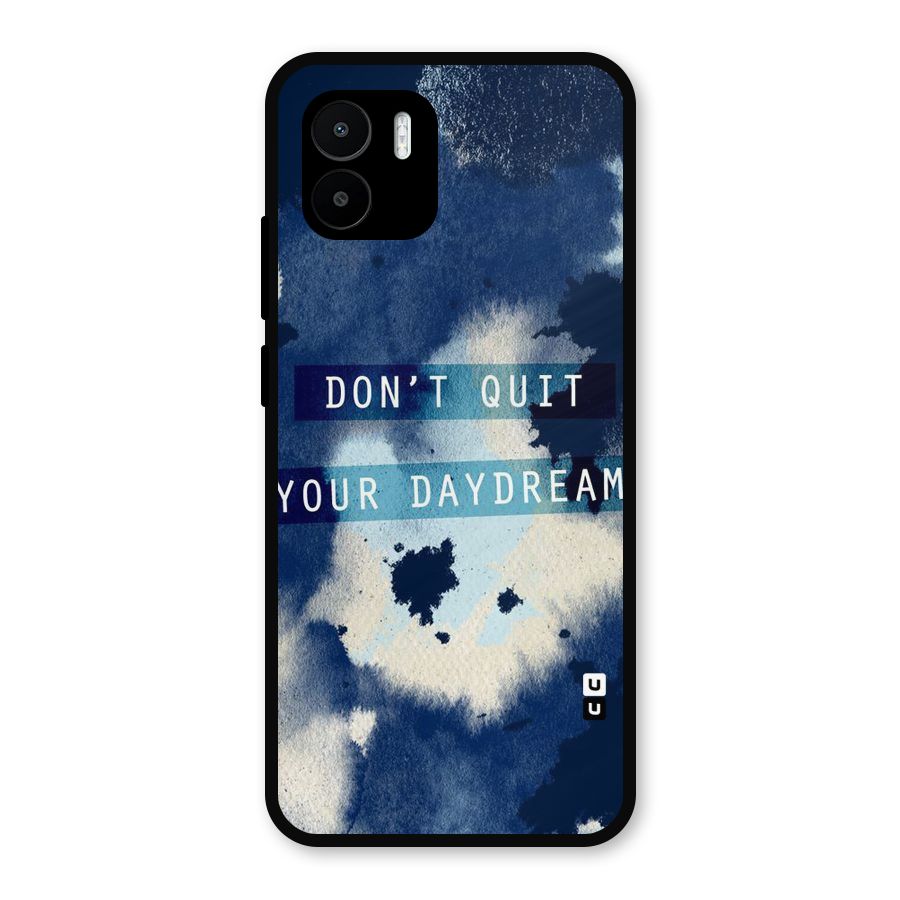 Dont Quit Metal Back Case for Redmi A1