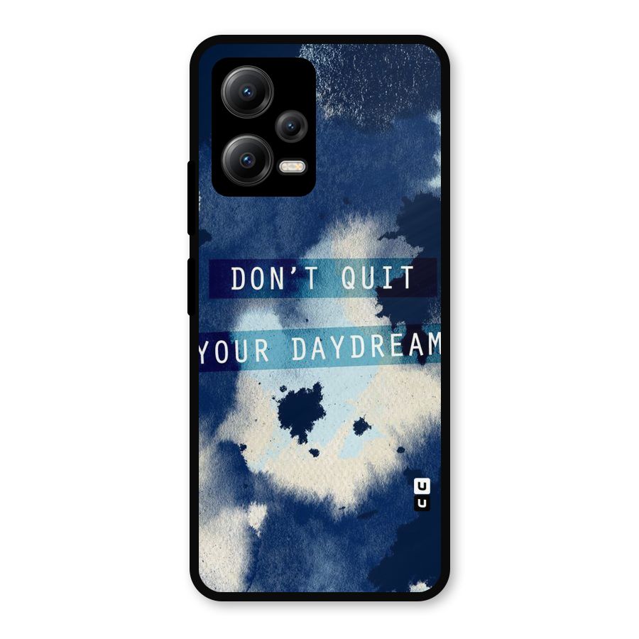 Dont Quit Metal Back Case for Redmi Note 12 5G