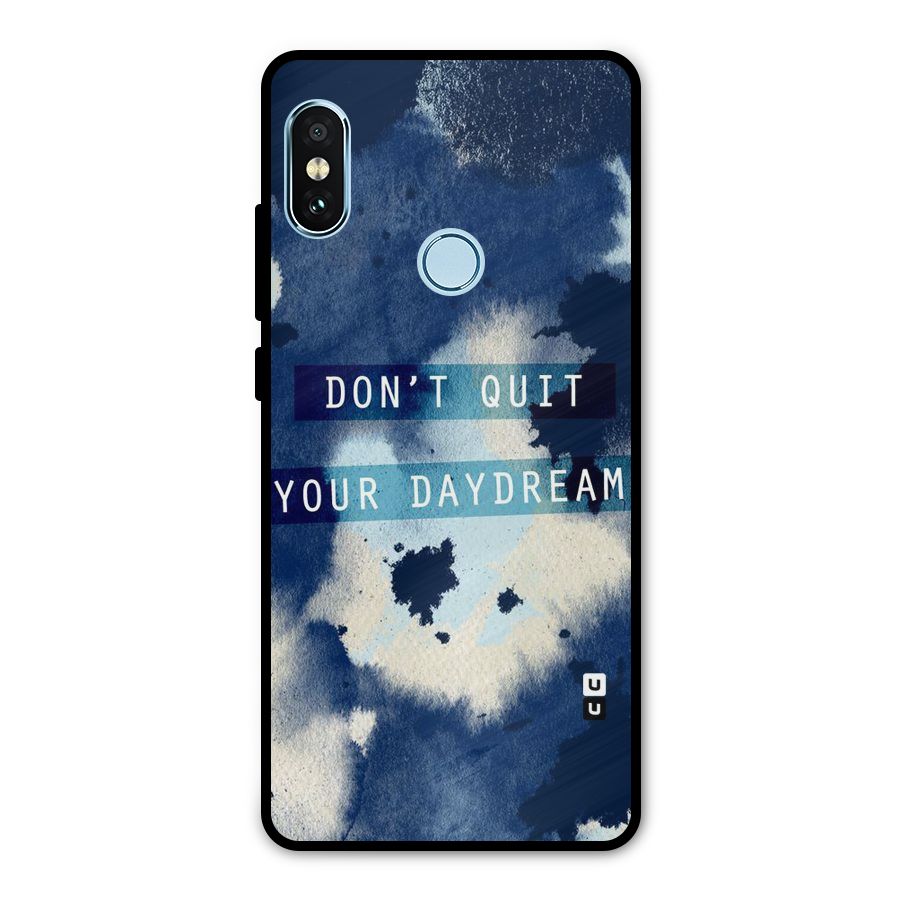 Dont Quit Metal Back Case for Redmi Note 5 Pro