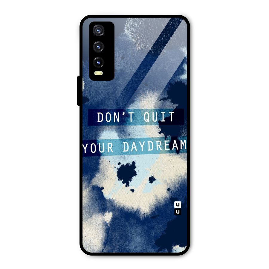 Dont Quit Metal Back Case for Vivo Y20 2021