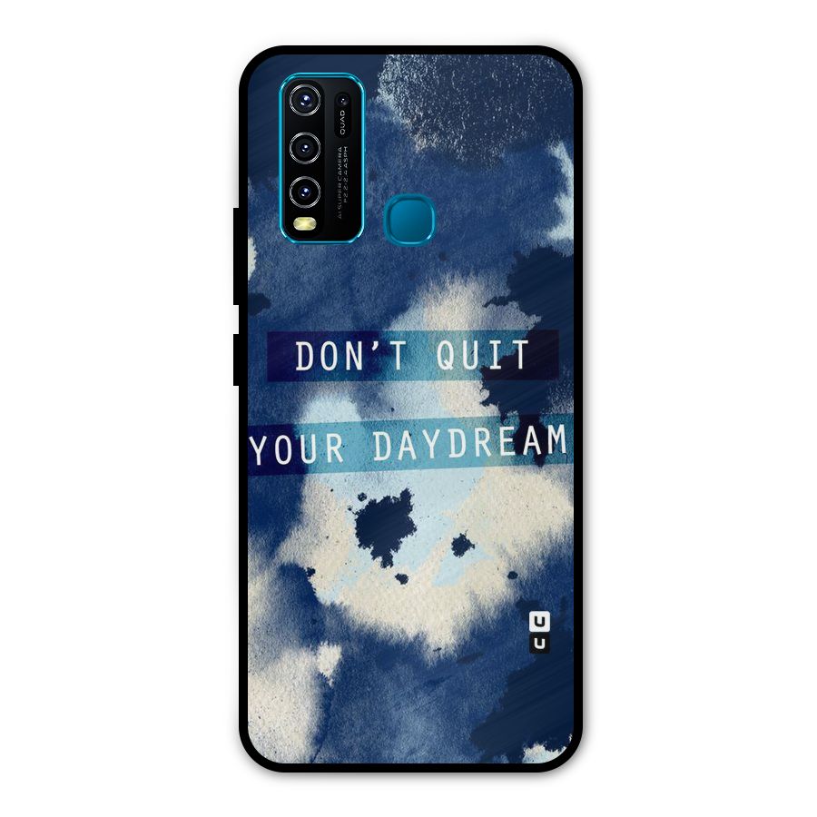 Dont Quit Metal Back Case for Vivo Y50