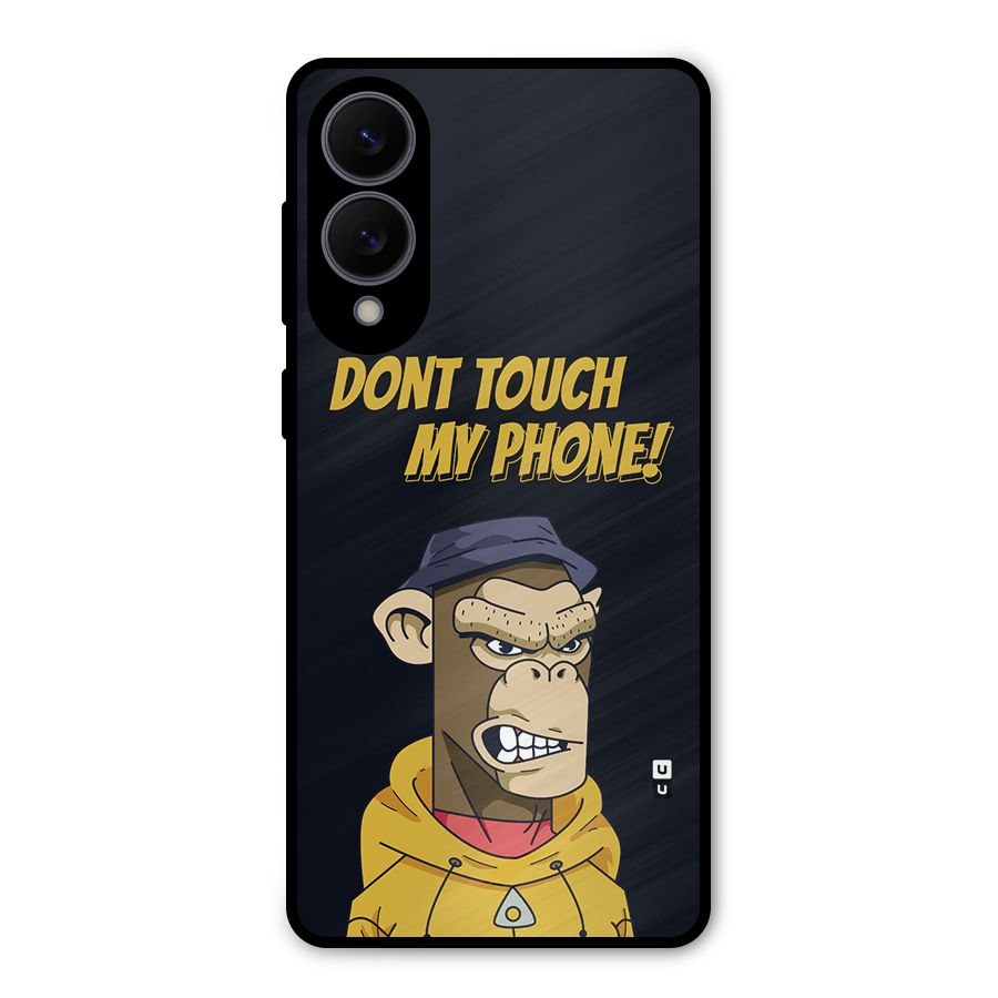 Dont Touch My Phone Metal Back Case for Galaxy S25 Edge