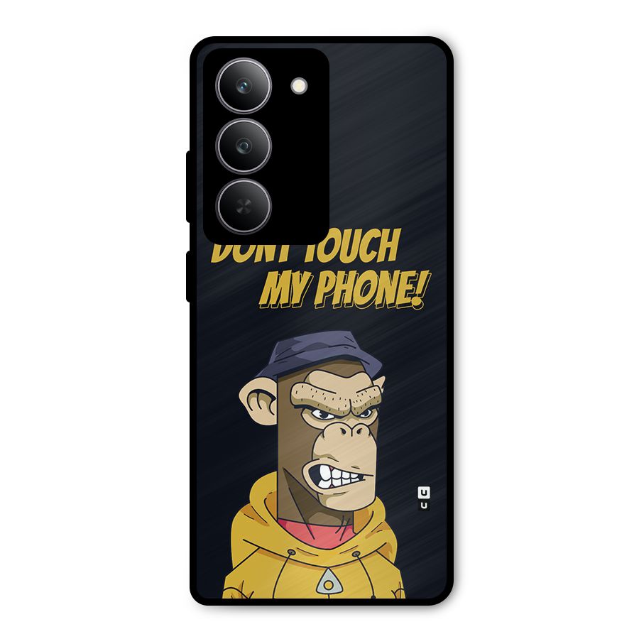 Dont Touch My Phone Metal Back Case for Realme 14x