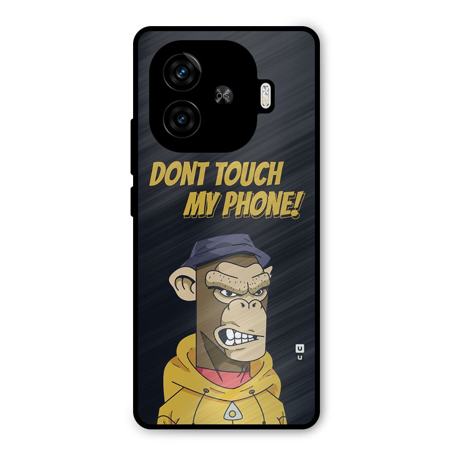 Dont Touch My Phone Metal Back Case for iQOO Z9 Turbo
