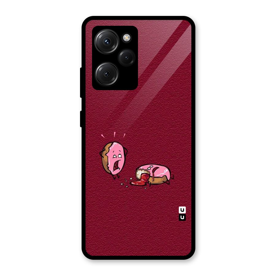 Donut Murder Glass Back Case for Poco X5 Pro