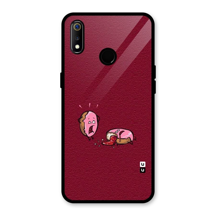 Donut Murder Glass Back Case for Realme 3