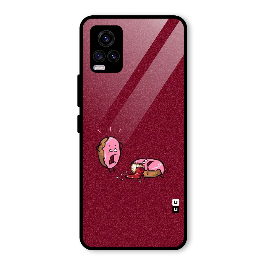 Donut Murder Glass Back Case for Vivo V20 2021