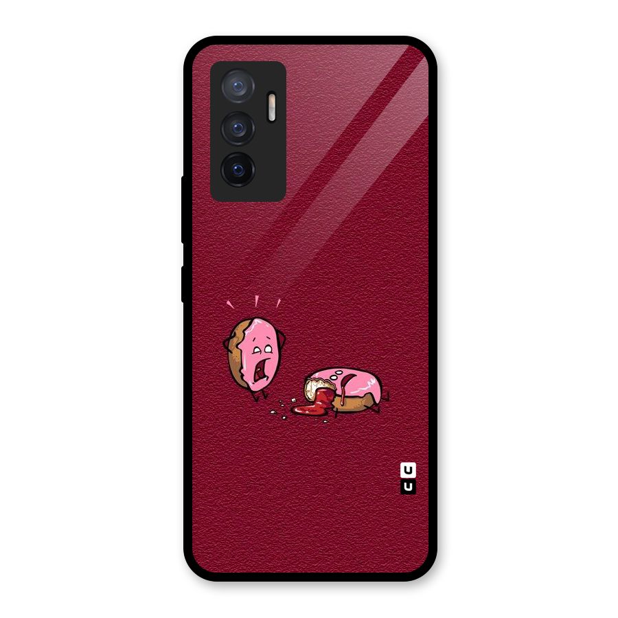 Donut Murder Glass Back Case for Vivo V23e