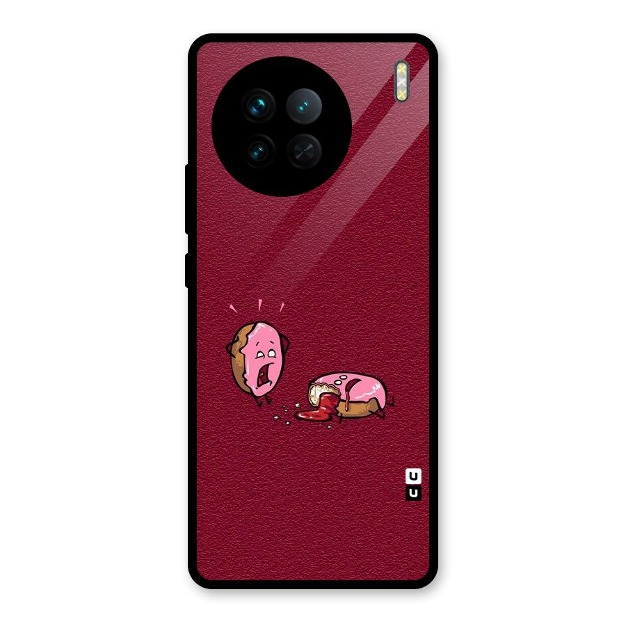 Donut Murder Glass Back Case for Vivo X90