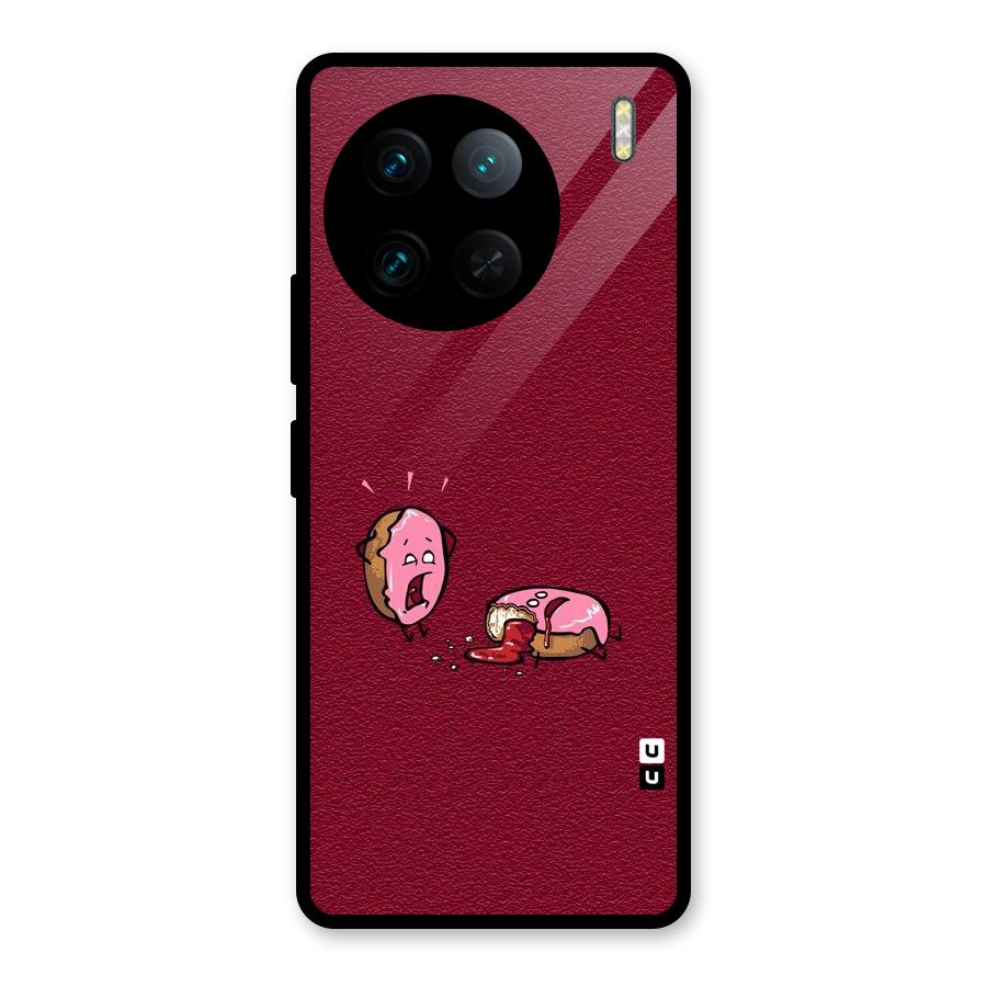 Donut Murder Glass Back Case for Vivo X90 Pro