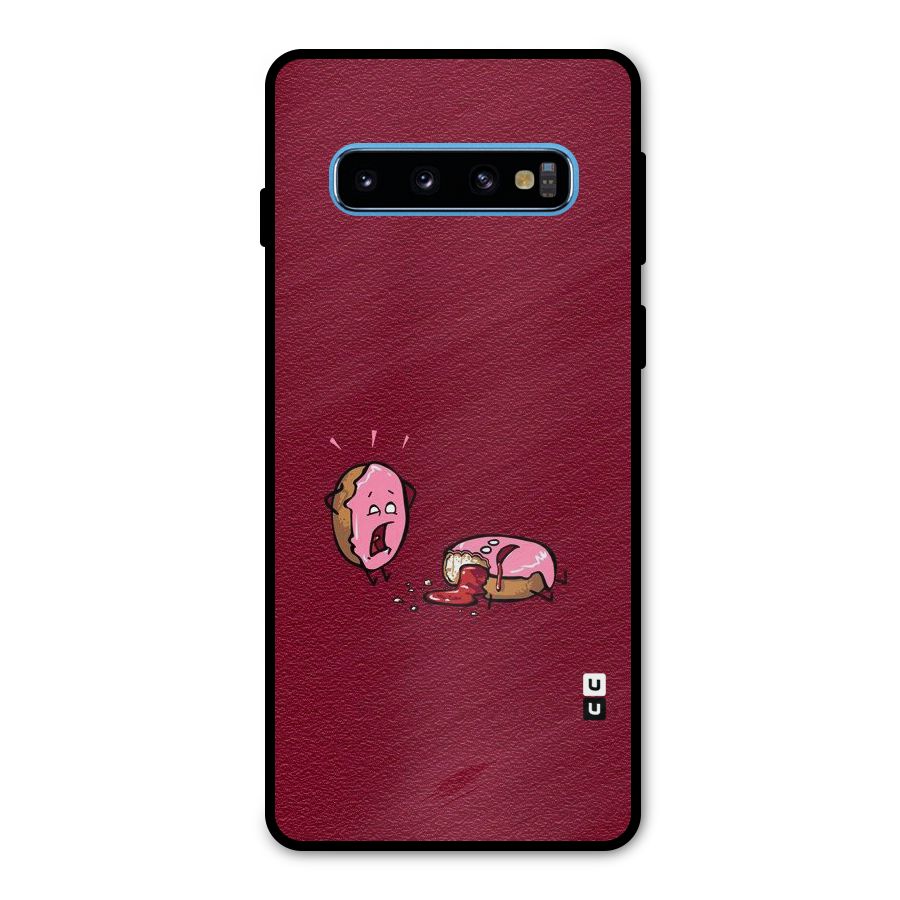 Donut Murder Metal Back Case for Galaxy S10
