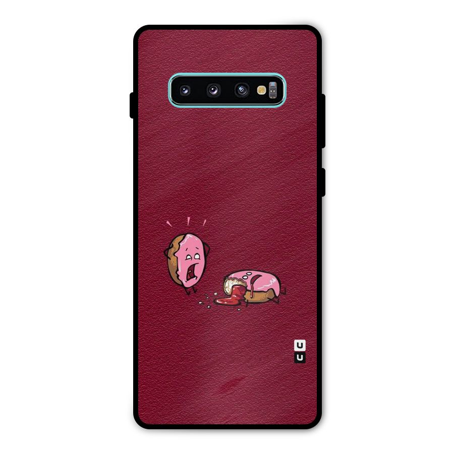 Donut Murder Metal Back Case for Galaxy S10 Plus