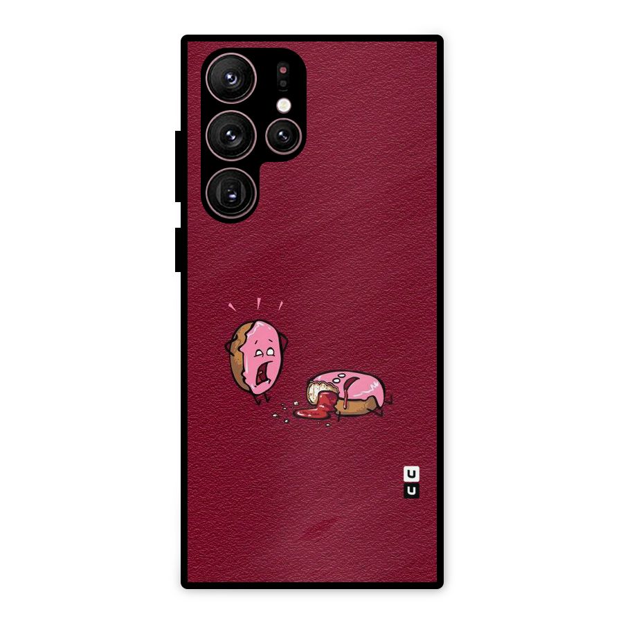 Donut Murder Metal Back Case for Galaxy S22 Ultra 5G