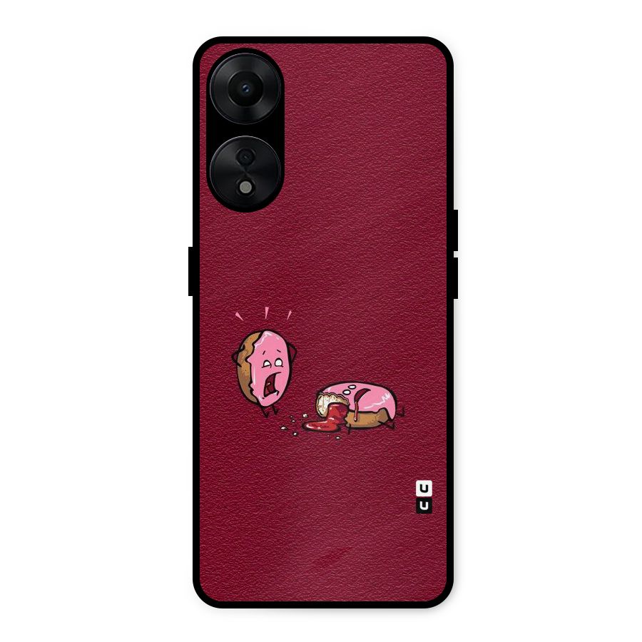 Donut Murder Metal Back Case for Oppo A78 5G
