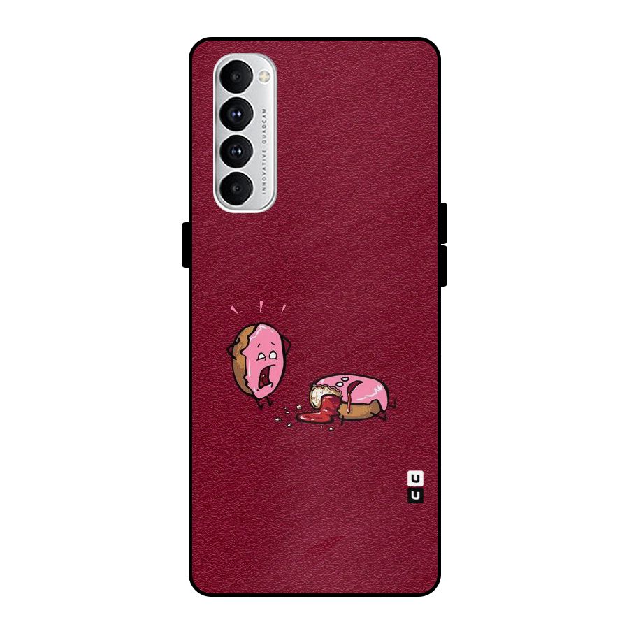 Donut Murder Metal Back Case for Oppo Reno4 Pro