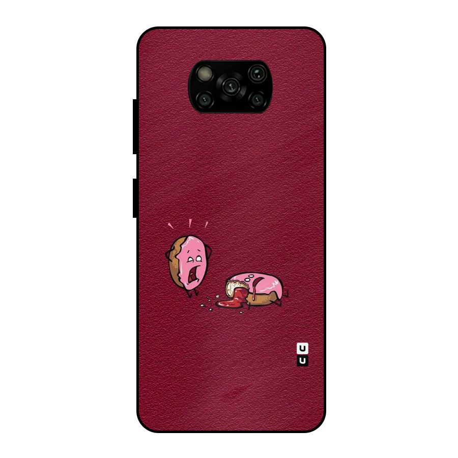 Donut Murder Metal Back Case for Poco X3
