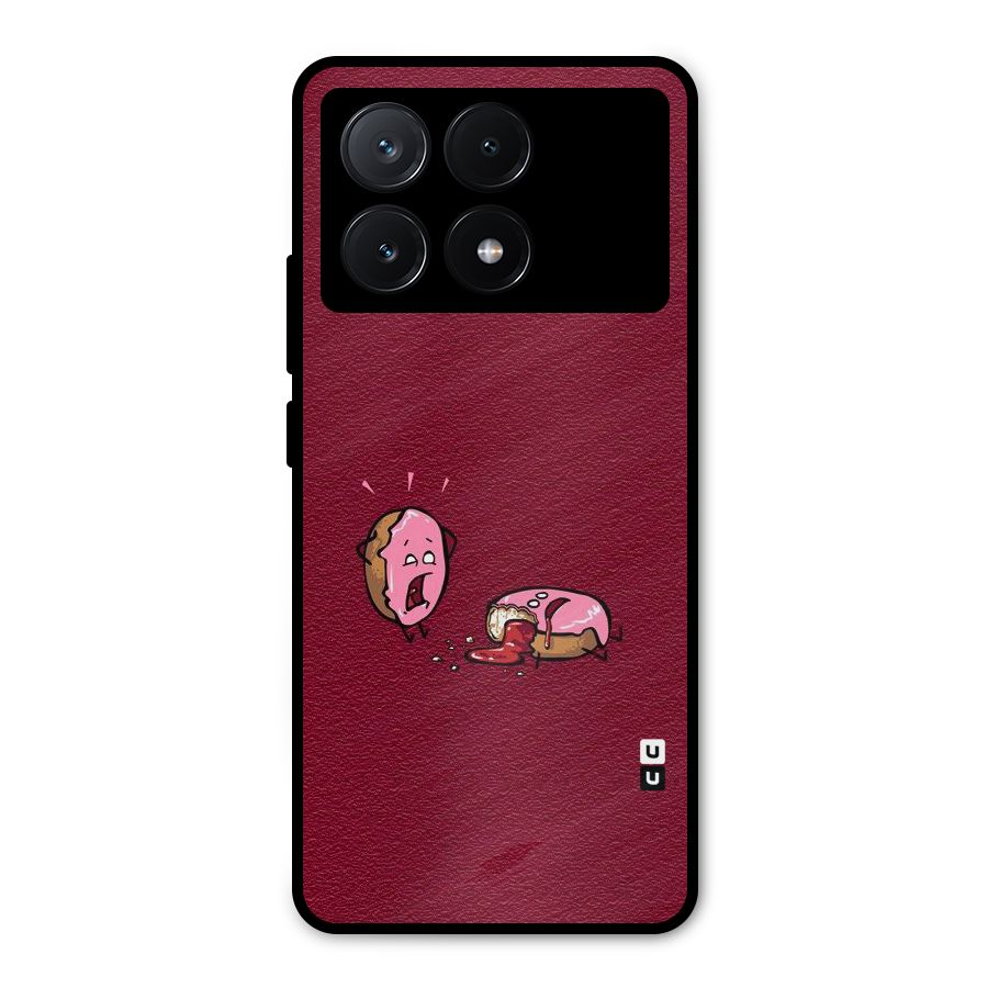 Donut Murder Metal Back Case for Poco X6 Pro