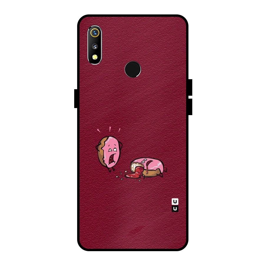 Donut Murder Metal Back Case for Realme 3i