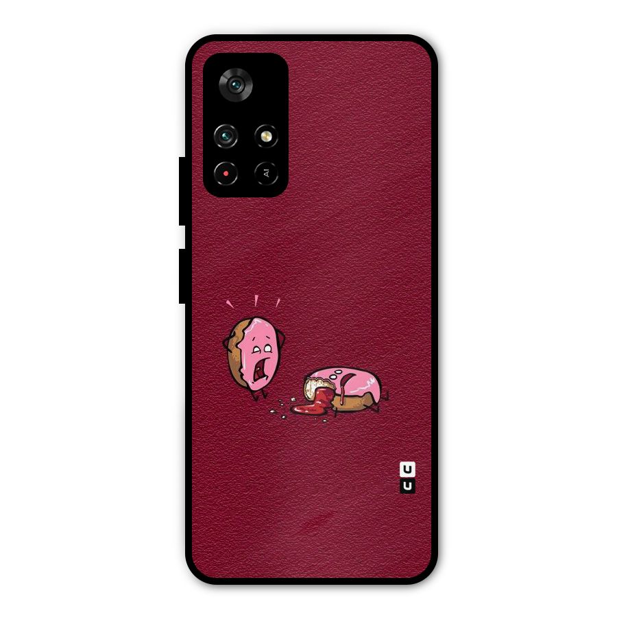 Donut Murder Metal Back Case for Redmi Note 11T 5G
