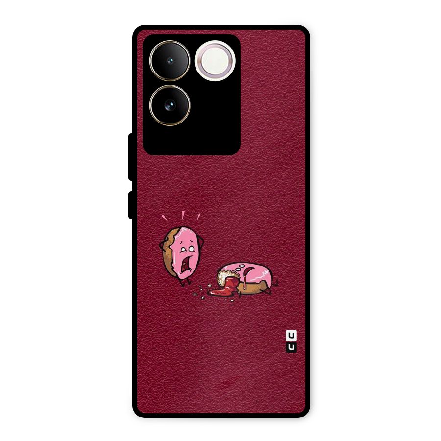 Donut Murder Metal Back Case for Vivo T2 Pro