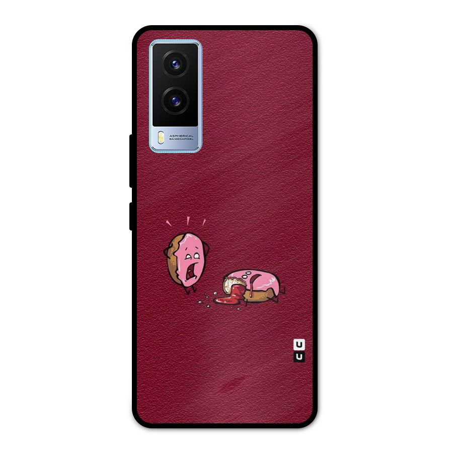 Donut Murder Metal Back Case for Vivo V21e 5G