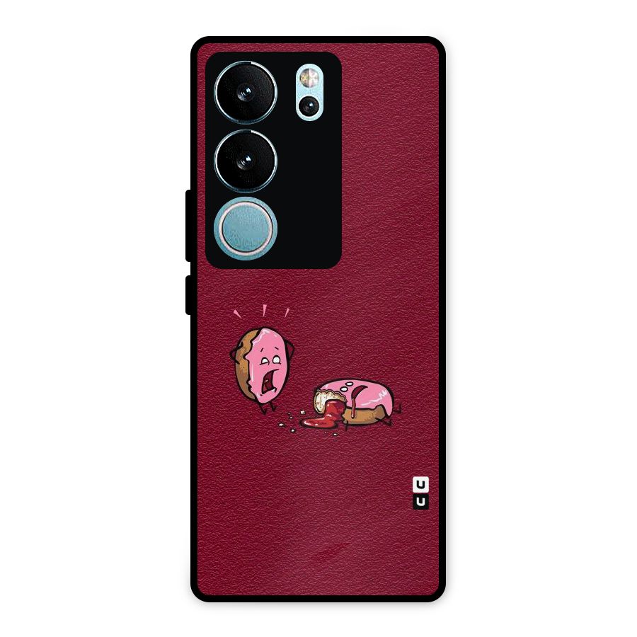 Donut Murder Metal Back Case for Vivo V29 Pro
