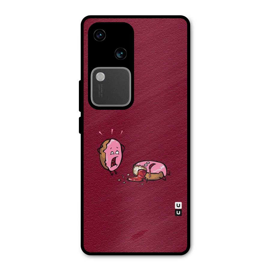 Donut Murder Metal Back Case for Vivo V30