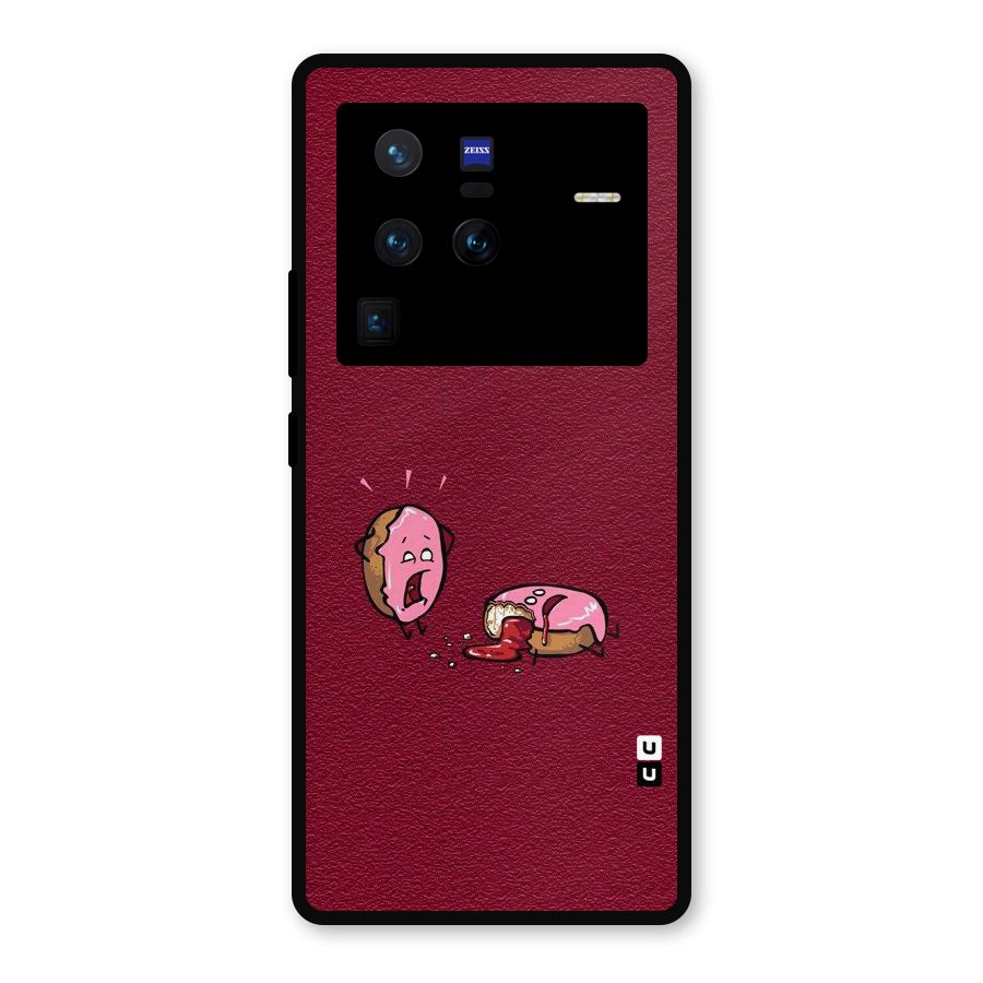Donut Murder Metal Back Case for Vivo X80 Pro