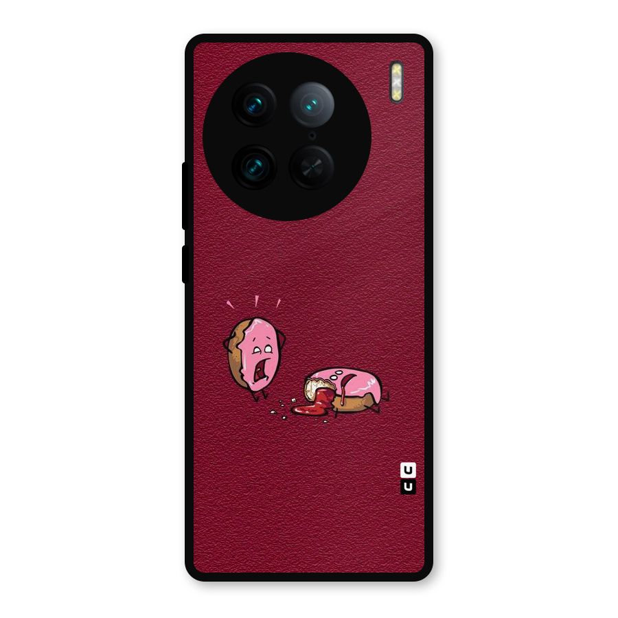 Donut Murder Metal Back Case for Vivo X90 Pro