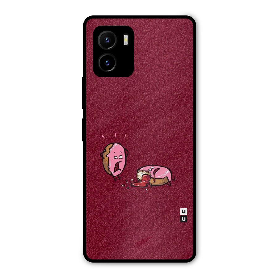 Donut Murder Metal Back Case for Vivo Y15s