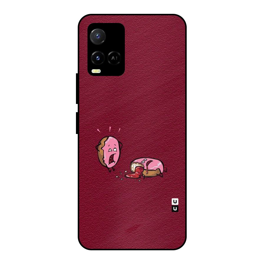Donut Murder Metal Back Case for Vivo Y21G