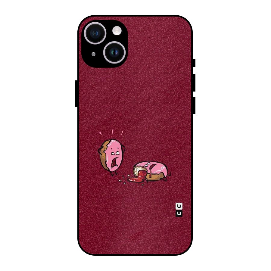 Donut Murder Metal Back Case for iPhone 14 Plus