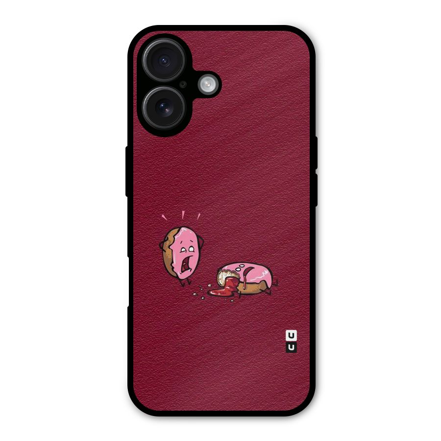 Donut Murder Metal Back Case for iPhone 16