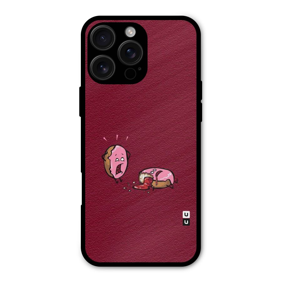 Donut Murder Metal Back Case for iPhone 16 Pro Max