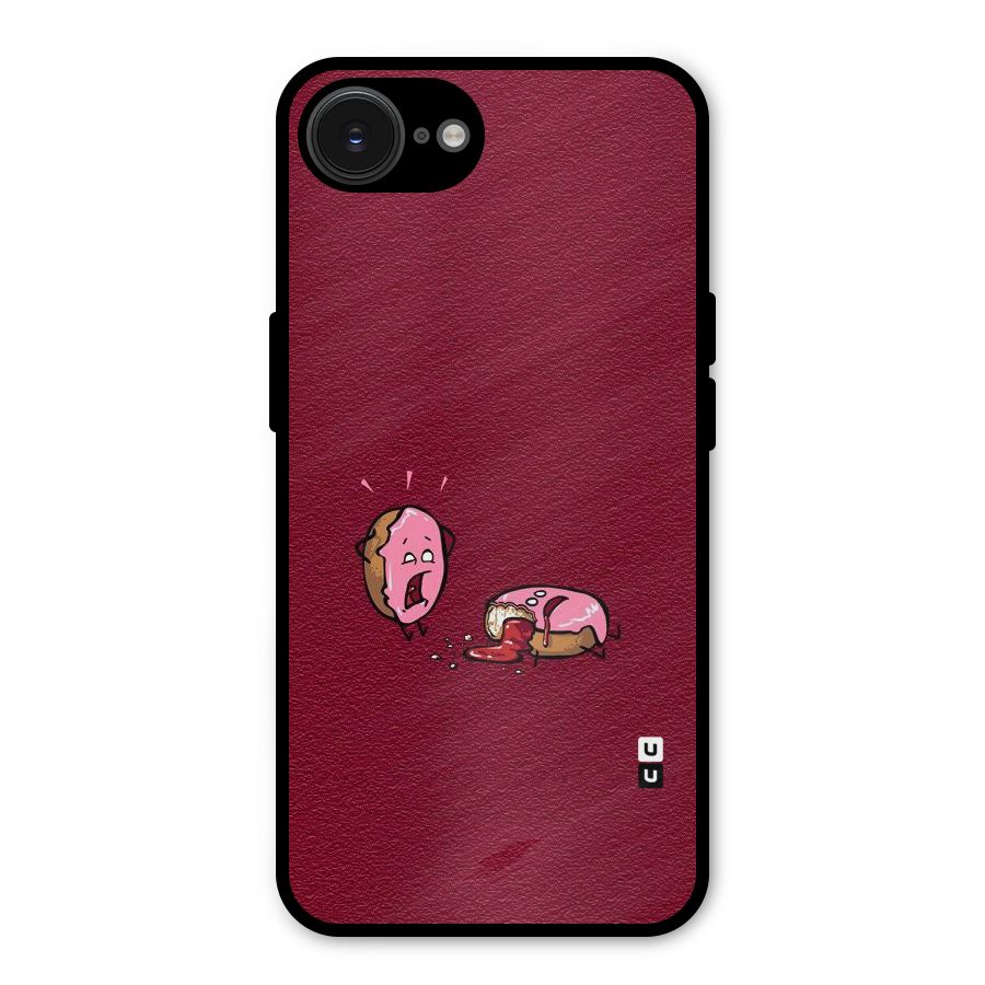Donut Murder Metal Back Case for iPhone 16e