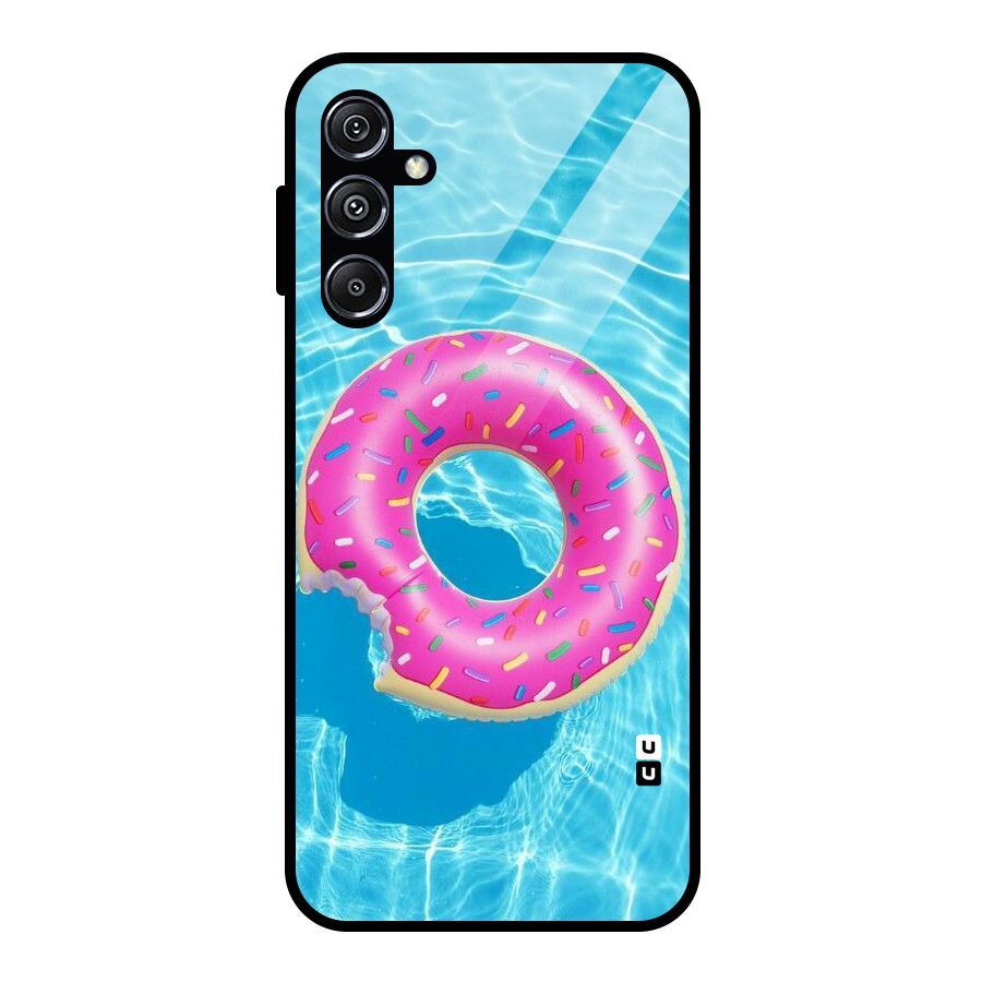 Donut Swim Glass Back Case for Galaxy M34 5G