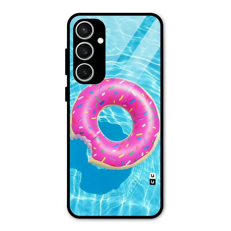 Donut Swim Glass Back Case for Galaxy S23 FE