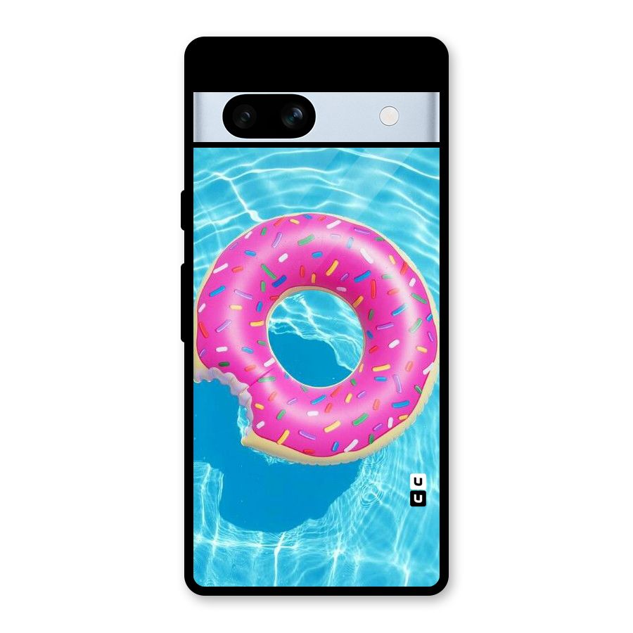 Donut Swim Glass Back Case for Google Pixel 7a