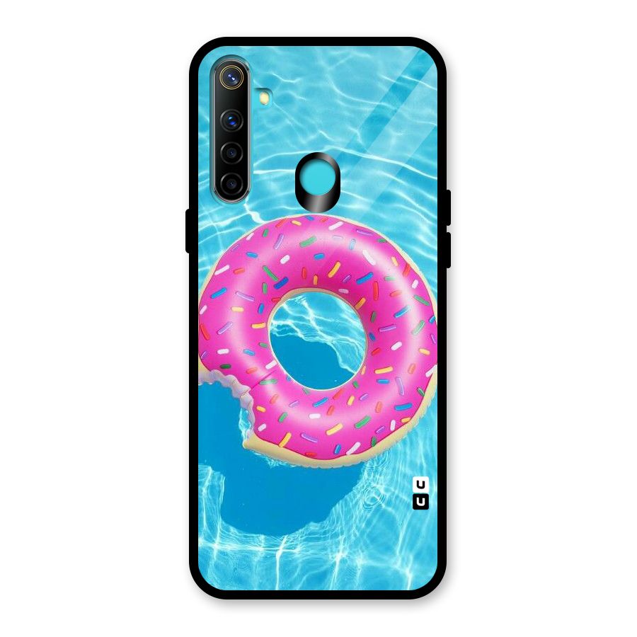 Donut Swim Glass Back Case for Realme 5