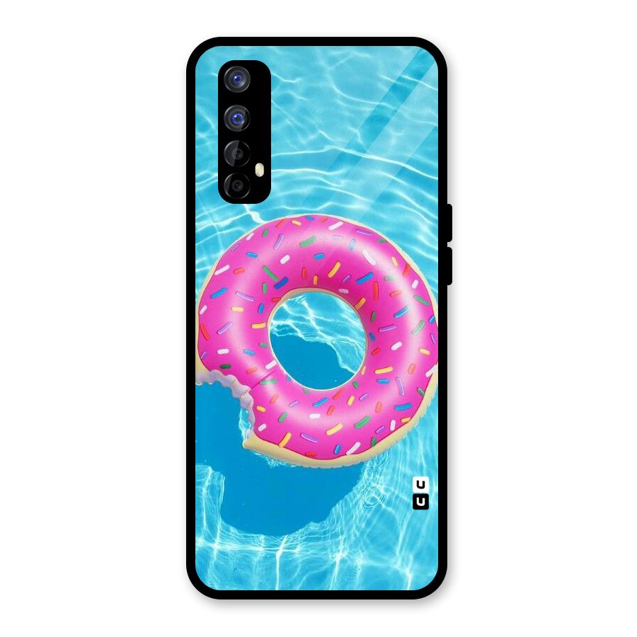 Donut Swim Glass Back Case for Realme 7