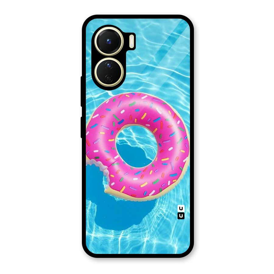 Donut Swim Glass Back Case for Vivo Y16